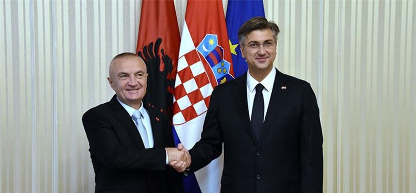 Plenković i Meta o suradnji Hrvatske i Albanije te prioritetima hrvatskog predsjedanja Vijećem EU-a